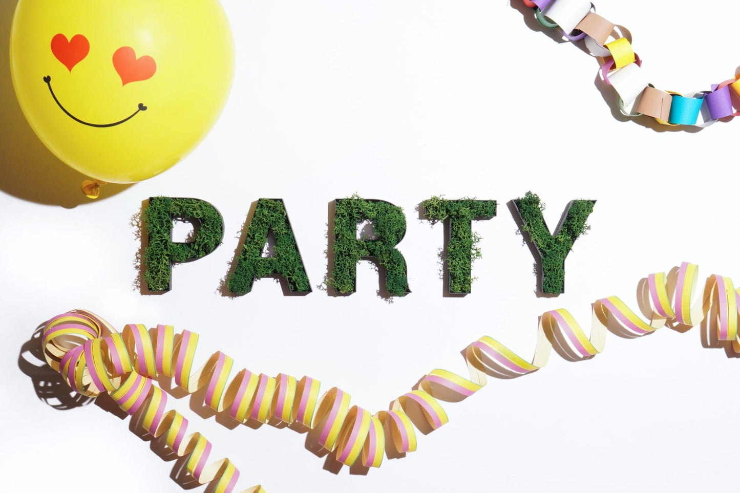 PARTY – Moosbuchstaben - Set - moosletters.de