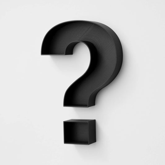 Fragezeichen ? - Zeichenrahmen (DIY)