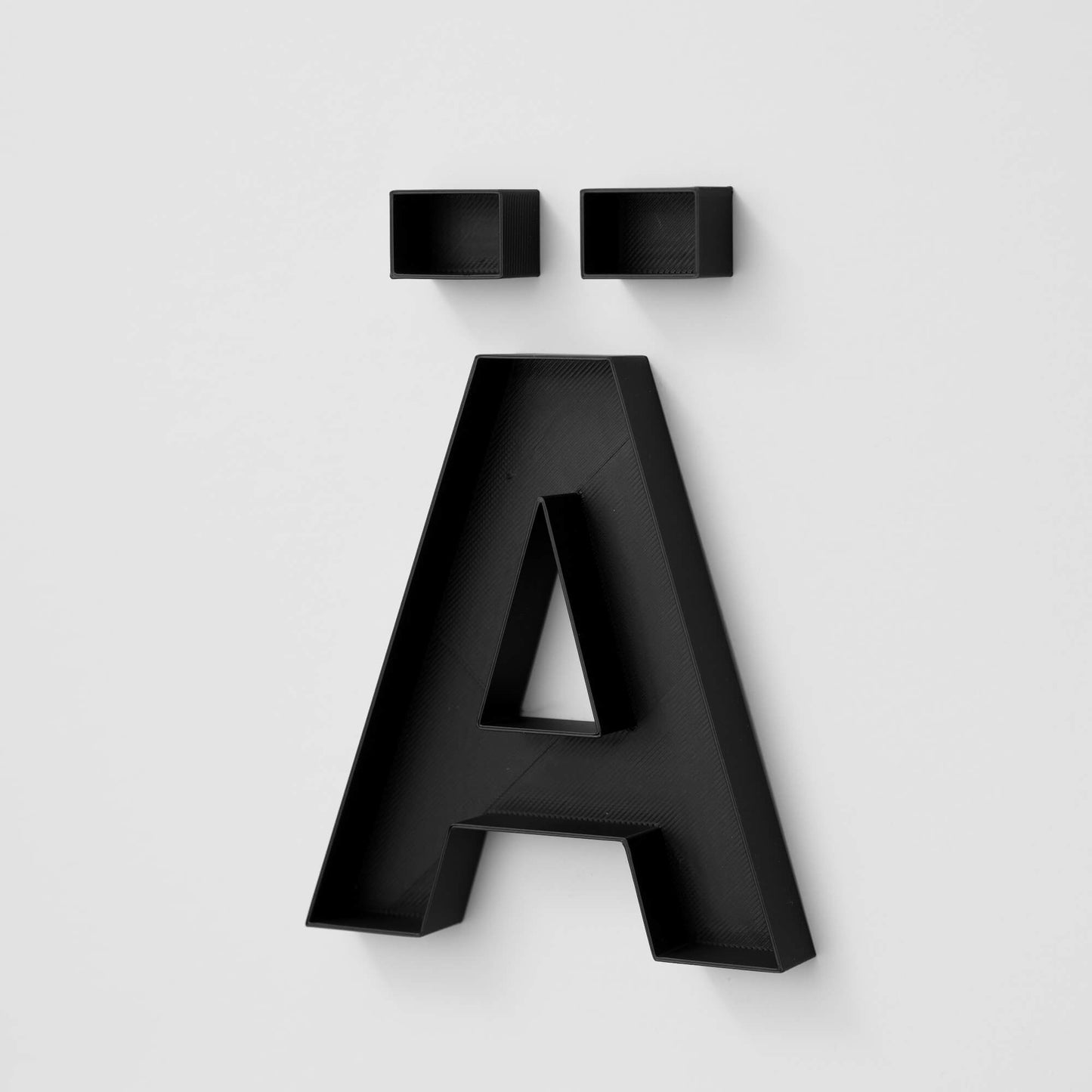 Ä - Buchstabenrahmen (DIY)