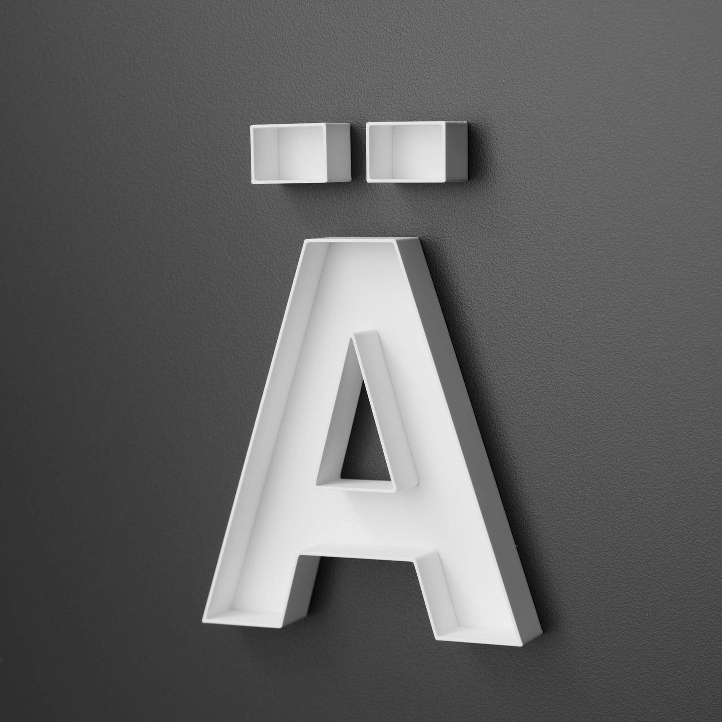 Ä - Buchstabenrahmen (DIY)