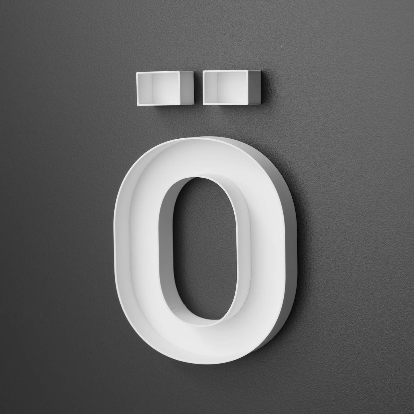 Ö - Buchstabenrahmen (DIY)