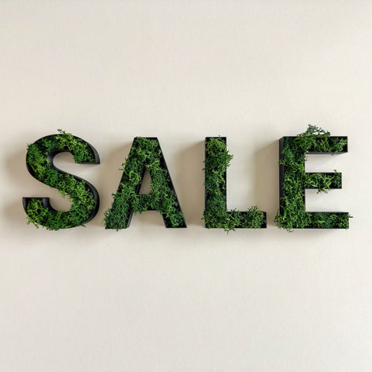 SALE – Set aus Moosbuchstaben - moosletters.de